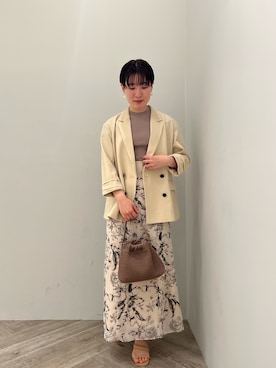 RUNA ONISHIさん（レディース・163cm）の春コーディネート