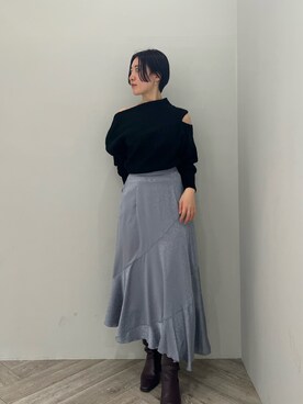RUNA ONISHIさん(レディース・163cm)の冬コーディネート