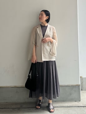 RUNA ONISHIさん（レディース・163cm）の春コーディネート