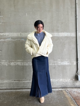 RUNA ONISHIさん（レディース・163cm）の冬コーディネート