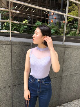 RUNA ONISHIさん（レディース・163cm）の春コーディネート