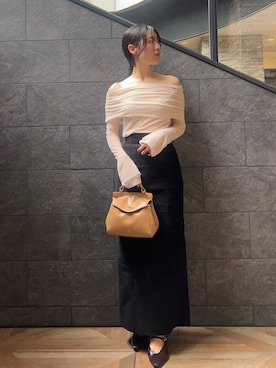 「アイテム（パンプス）」を使った、RUNA ONISHIさん（レディース・163cm）の秋コーディネート