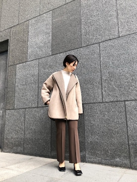 RUNA ONISHIさん(レディース・163cm)の冬コーディネート