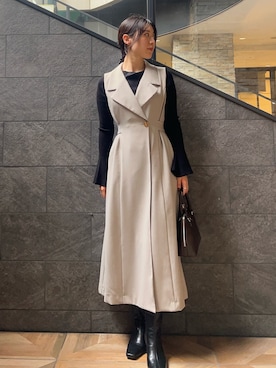 RUNA ONISHIさん（レディース・163cm）の秋コーディネート