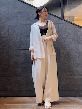 RUNA ONISHIさん（レディース・163cm）の夏コーディネート