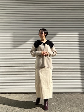 RUNA ONISHIさん(レディース・163cm)の冬コーディネート