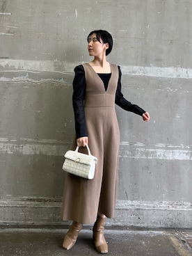 RUNA ONISHIさん(レディース・163cm)の冬コーディネート