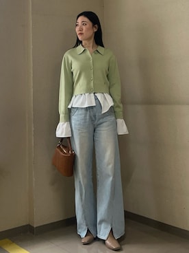 RUNA ONISHIさん（レディース・163cm）の冬コーディネート