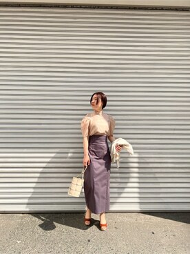 RUNA ONISHIさん(レディース・163cm)の春コーディネート