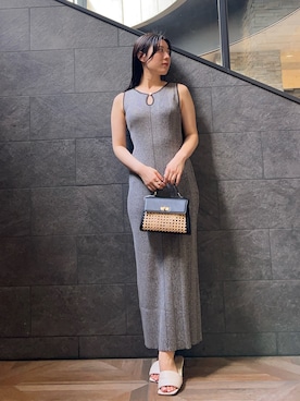 「アイテム（ワンピース）」を使った、RUNA ONISHIさん（レディース・163cm）の夏コーディネート