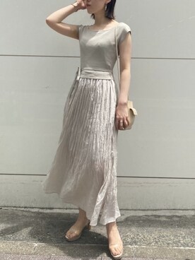 RUNA ONISHIさん（レディース・163cm）の夏コーディネート