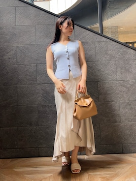 RUNA ONISHIさん（レディース・163cm）の夏コーディネート