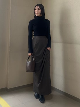 RUNA ONISHIさん（レディース・163cm）の秋コーディネート