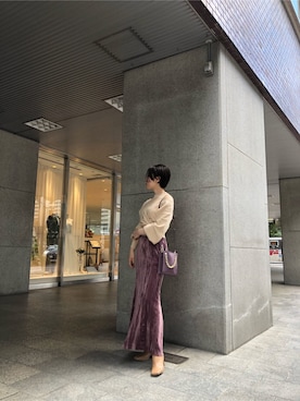 RUNA ONISHIさん（レディース・163cm）の秋コーディネート