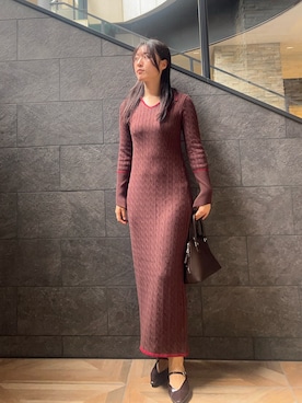 「LAGUNAMOON（ラグナムーン）のアイテム（パンプス）」を使った、RUNA ONISHIさん（レディース・163cm）の秋コーディネート