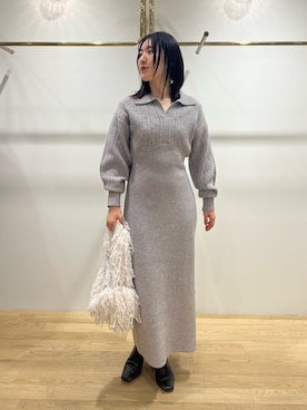 RUNA ONISHIさん（レディース・163cm）の冬コーディネート