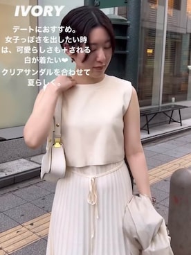 RUNA ONISHIさん（レディース・163cm）の夏コーディネート