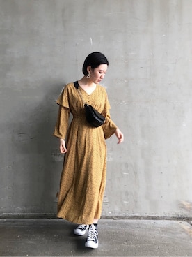 RUNA ONISHIさん(レディース・163cm)の冬コーディネート