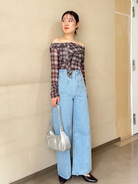 「LAGUNAMOON（ラグナムーン）のアイテム」を使った、RUNA ONISHIさん（レディース・163cm）の春コーディネート