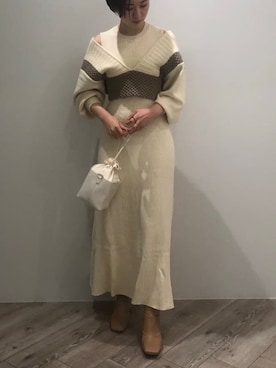 RUNA ONISHIさん（レディース・163cm）の秋コーディネート