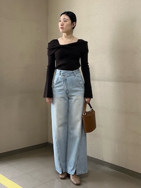 RUNA ONISHIさん（レディース・163cm）の冬コーディネート