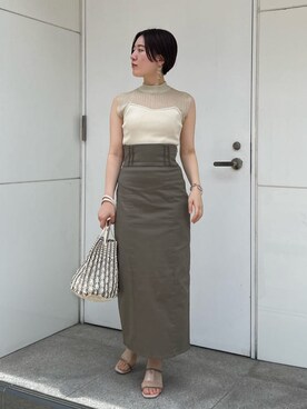 RUNA ONISHIさん（レディース・163cm）の夏コーディネート