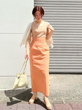 RUNA ONISHIさん（レディース・163cm）の春コーディネート