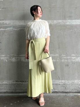 RUNA ONISHIさん（レディース・163cm）の夏コーディネート