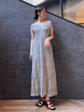 「LAGUNAMOON（ラグナムーン）のアイテム」を使った、RUNA ONISHIさん（レディース・163cm）の夏コーディネート