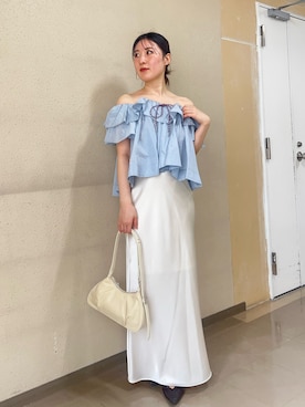 「LAGUNAMOON（ラグナムーン）のアイテム」を使った、RUNA ONISHIさん（レディース・163cm）の春コーディネート