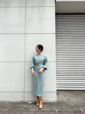 RUNA ONISHIさん（レディース・163cm）の冬コーディネート