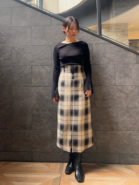 RUNA ONISHIさん（レディース・163cm）の秋コーディネート