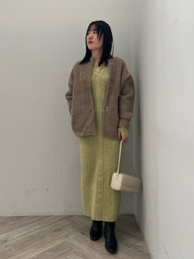 RUNA ONISHIさん(レディース・163cm)の冬コーディネート