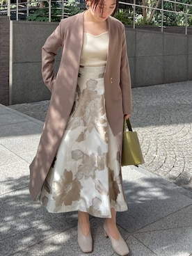 RUNA ONISHIさん（レディース・163cm）の冬コーディネート