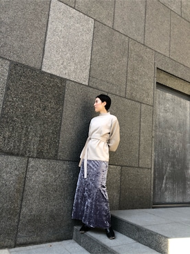 RUNA ONISHIさん(レディース・163cm)の冬コーディネート