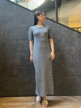 「アイテム（その他シューズ）」を使った、RUNA ONISHIさん（レディース・163cm）の夏コーディネート