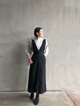 RUNA ONISHIさん(レディース・163cm)の冬コーディネート