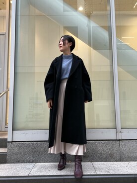 RUNA ONISHIさん(レディース・163cm)の冬コーディネート