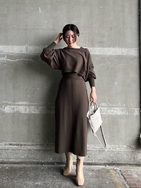 RUNA ONISHIさん（レディース・163cm）の秋コーディネート