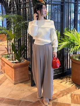 RUNA ONISHIさん(レディース・163cm)の冬コーディネート