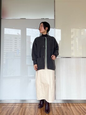 RUNA ONISHIさん(レディース・163cm)の冬コーディネート