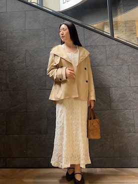 RUNA ONISHIさん（レディース・163cm）の冬コーディネート