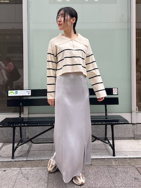 RUNA ONISHIさん（レディース・163cm）の冬コーディネート