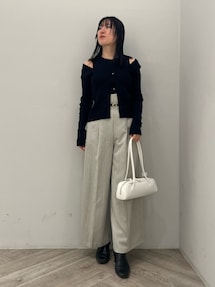 カラーデザインニットアンサンブル｜ラグナムーン（LAGUNAMOON