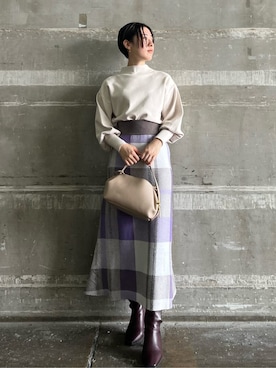 RUNA ONISHIさん（レディース・163cm）の秋コーディネート