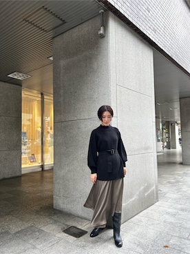 RUNA ONISHIさん(レディース・163cm)の冬コーディネート