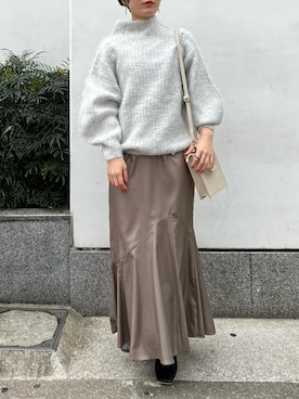 RUNA ONISHIさん（レディース・163cm）の冬コーディネート