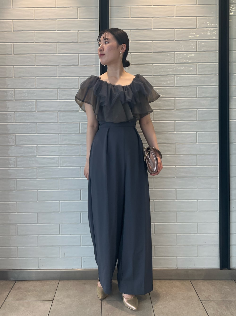 LAGUNAMOONのパンツドレスを使った人気ファッションコーディネート