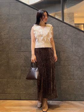 RUNA ONISHIさん（レディース・163cm）の秋コーディネート