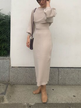 RUNA ONISHIさん（レディース・163cm）の秋コーディネート